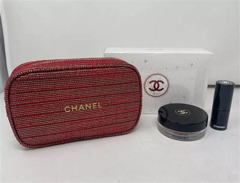 chanel makeup set with bag|chanel tweed gift set 2022.